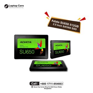 ADATA SU650 512GB 2.5″ SATA SSD