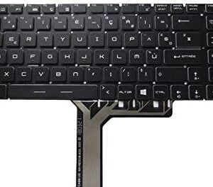 Laptop Keyboard for MSI GE63 7RD 7RC GE63VR 7RE 7RF GE73 7RC 7RE GS63 GS73 Stealth 8RD 8RE GT63 France FR Black with Backlit (One-Button Backlight Control)