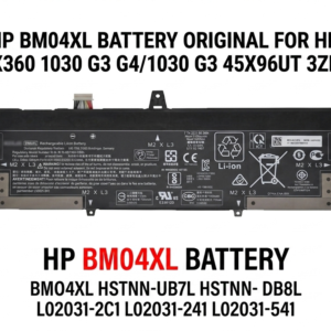 HP BM04XL Original 4-Cell 56.2Wh Laptop Battery for EliteBook x360 1030 G3 G4 from Laptop Care IT BD