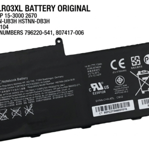 HP LR08XL HP 15-3000 2670 HSTNN-UB3H  660152-001 HSTNN-DB3H TPN-1104 660152-001 15- 3200 6600022-541 BATTERY ORIGINAL