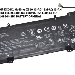 HP KC04XL Hp Envy X360 13-AG 13M-AQ 13- AH HQ-TRE KC04053XL L08496-855 L08544-1C1 L08544-2B1 BATTERY ORIGINAL