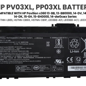 HP PV03XL PP03XL Original Laptop Battery for Pavilion x360 14-DV 14-DW 15-EH from Laptop Care IT