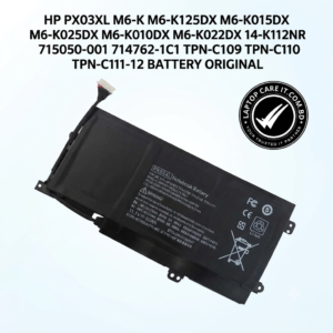 HP PX03XL Original 11.1V 50Wh Laptop Battery for HP Envy TouchSmart M6-K and Sleekbook 14-K from Laptop Care IT