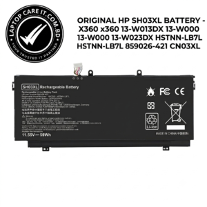HP SH03XL Original 3-Cell 57.9Wh Laptop Battery for Spectre x360 13-W Series from Laptop Care IT
