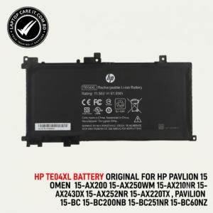 HP TE04XL Original 4-cell 63.3Wh Laptop Battery for Omen 15-AX200 and Pavilion 15-BC from Laptop Care IT