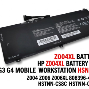HP ZO04XL Original 4-Cell 64Wh Laptop Battery for HP ZBook Studio G3 G4 Workstation from Laptop Care IT BD